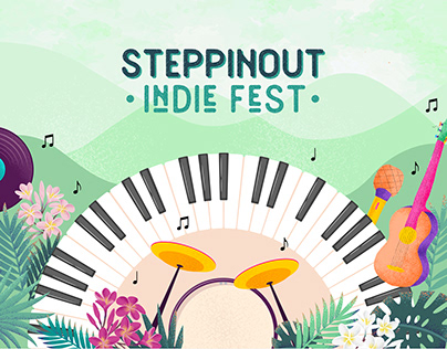 SteppinOut Indie Fest | Visual Identity
