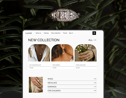 E-store website | Jewelry store