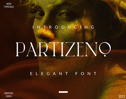 Partizeno Elegant/Branding Font