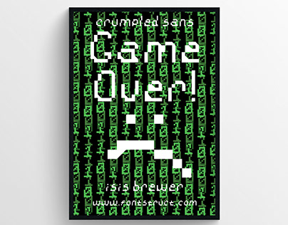 Game Over - Typeface Poster and GIF