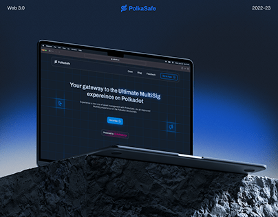 PolkaSafe - Web App | Landing Page | Web 3.0
