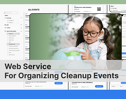 Web Service For Organizing Cleanup Events