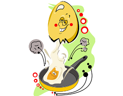 cartoon egg illustration