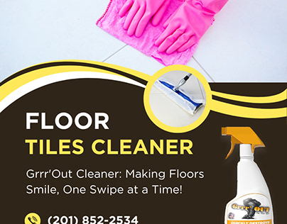 Floor Tiles Cleaner - Grrr'Out