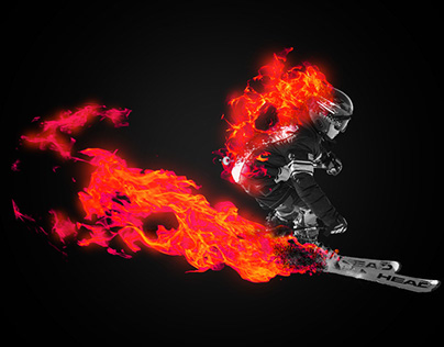 GetLit Series: "Blaze a Trail" Ski Man on Fire