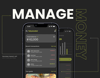 Tracking Finance | Manage Money - UI/UX | Mobile App