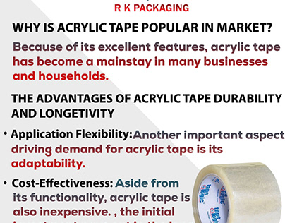Why is acrylic tape popular in market?