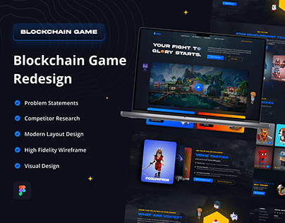Voxies - Blockchain Game Landing Page