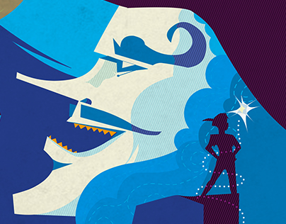 "HOOK" Poster Tom Whalen style (2015\2016)