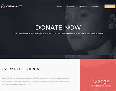 Charity Services Website (Donate Page)