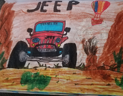How to draw jeep