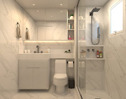 Projeto Interiores - Banheiro Lisi
