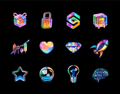 Stack Glass Icons