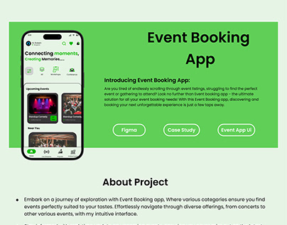 Event Booking App | UI/UX Design