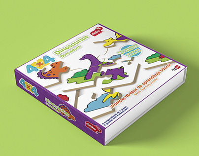 4x4 Puzzles package design