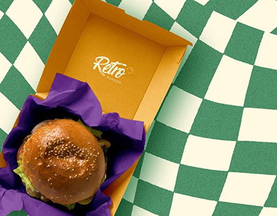 Retro Burger - Brand Identity