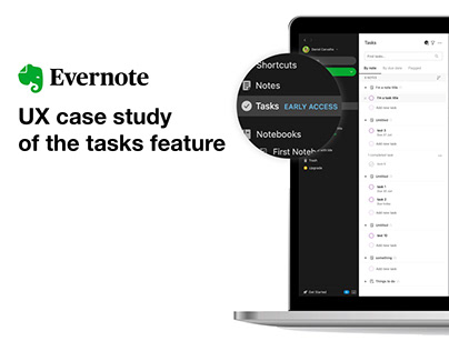 Evernote: UX case study of the tasks feature