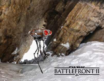 Star Wars Battlefront II seeker droid fan art Rebell
