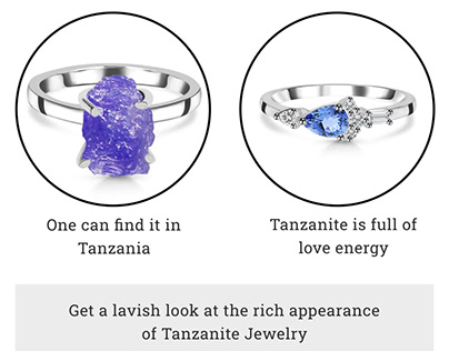 Wear & Feel The Purity of real Tanzanite Ring