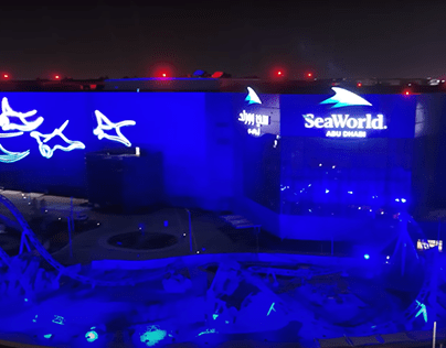 SeaWorld Blue Lights