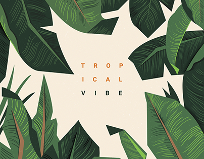 Tropical vibe - Poster