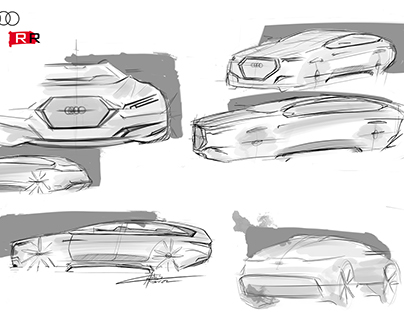 Audi RR - Porsche (sketches)