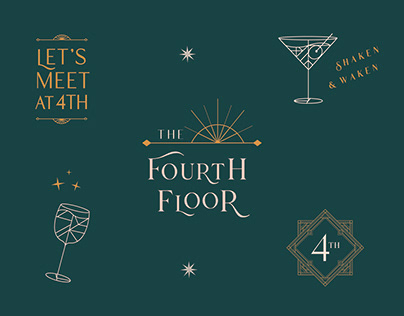 The Fourth Floor | Branding & Menu Design
