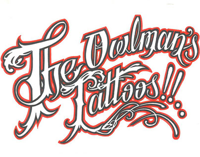Owlman Tattoo Logo