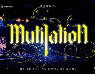 Mutilation Font