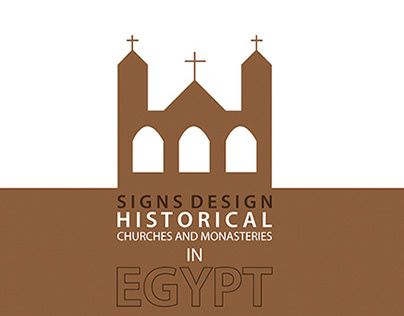 Historical Churches in Egypt (signs design)