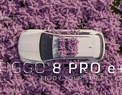 3D electric car advertisement - Chery Tiggo 8 Pro e+
