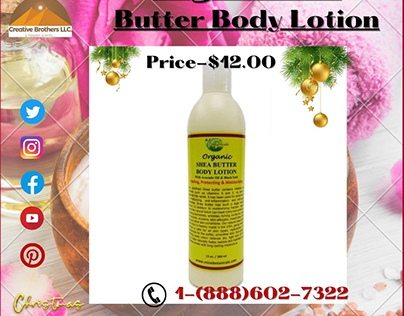 Buy Organic Shea Butter Body Lotion