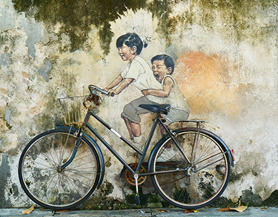 Bicycle Children Graffiti