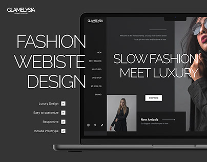 Fashion Product Web Design