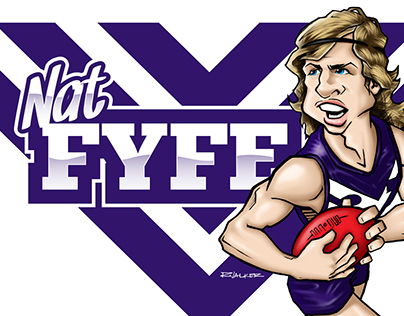 AFL Caricatures - Nathan Fyfe