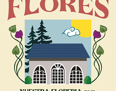 Afiche Publicitario de la serie Casa de las Flores