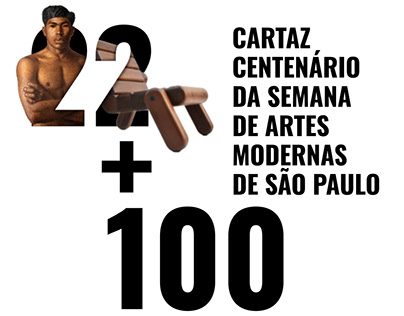 Cartaz Centenário Semana de Arte Moderna de São Paulo