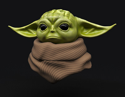 Baby Yoda - Character Modelling