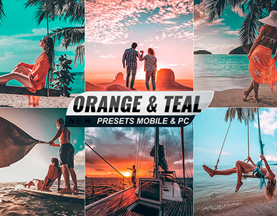 Orange and teal Photo Effects