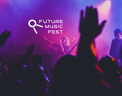 Айдентика музыкального фестиваля Future music fest