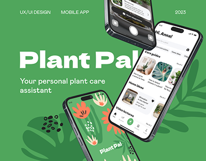 Mobile app design Plant Pal
