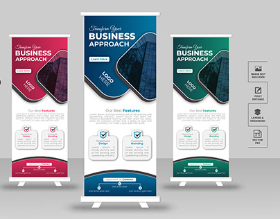 COMPANY ROLL UP BANNER