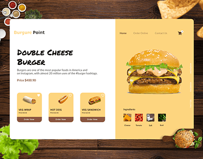 Snacks web design