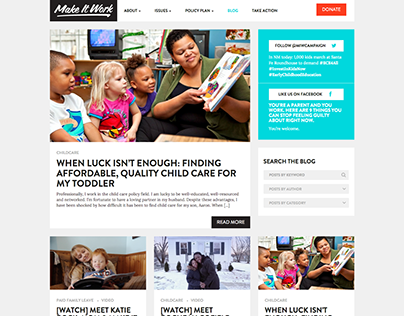Make it Work Campaign Website Design & Development