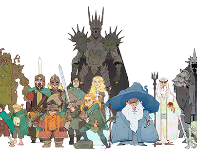 Lord of the Rings - Character Design