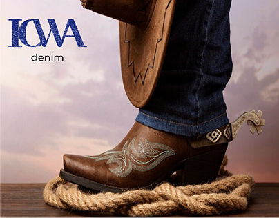 IOWA / Фирменный стиль для магазина джинсовой одежды