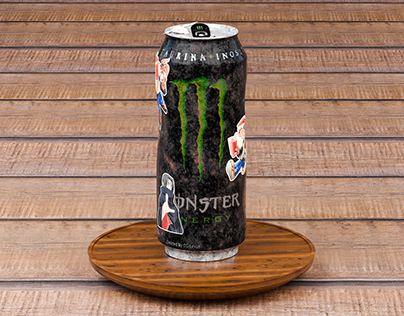 Monster Energy Drink (3D Product Animation)