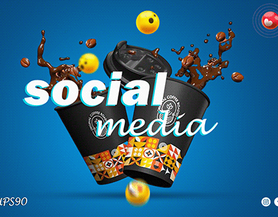social media design coffee