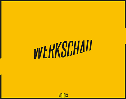Werkschau - Editorial CI