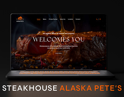 WEBSITE REDESIGN I Steakhouse — Alaska Pete's